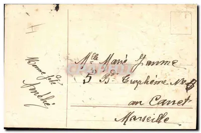 Ferradura e pombas — felicidade e sorte — editor desconhecido, número de série não visível — Verso