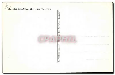 Wijnstok oogst — Pyreneeën — S. Boamich, uitgever — Achterkant