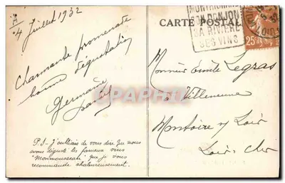 Montrichard (Toursine) — Caves dos Grandes Vinos — J.-M. Monmousseau — Verso