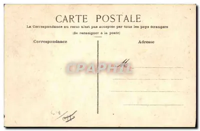 Peixe — desenho em aquarela — Carta postal — Verso