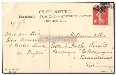 Bambino che tiene un cespuglio di vischio — R. H. Wieders — editore M. M. Vienne, n° 202 — Verso