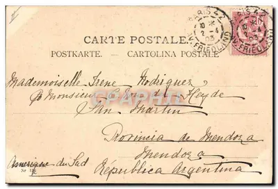Dos niños con ovejas — Pascua 1903 — editor desconocido, número de serie 136 — Reverso