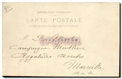 Paris — Le Palais de Justice et la Sainte Chapelle — Éditeur inconnu, n° 12 — Verso