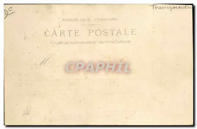 Paris — Le Palais de Justice et la Sainte Chapelle — éditeur inconnu, n° 12 — Verso