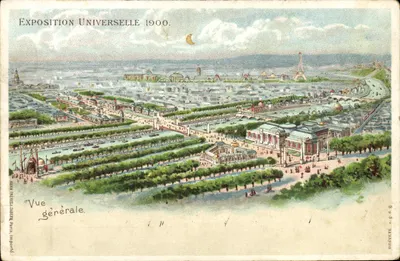 Exposition Universelle 1900 — Vue générale — H. RIESSER & Cie, Paris, n° 548