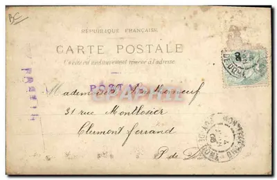 Jane Hading — Portrait féminin — Éditeur non identifié, n° de série non lisible — Verso