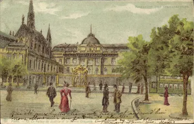 Paris — Le Palais de Justice et la Sainte Chapelle — Éditeur Paris 72
