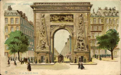 Paris — La Porte Saint-Denis — éditeur C. C. (n°4)