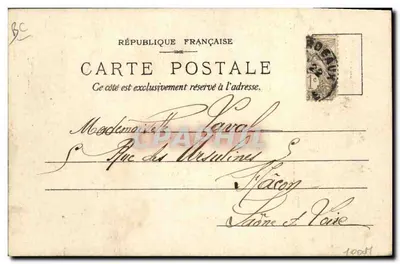 La Rochelle — vue portuaire avec phare et tours — éditeur E. Gossian, Paris et St-Jamand — Verso