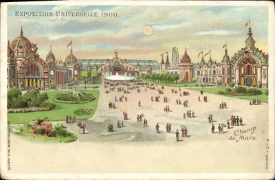 Exposition Universelle 1900 — Champ de Mars — éditeur Minwitz & Zabben, Paris