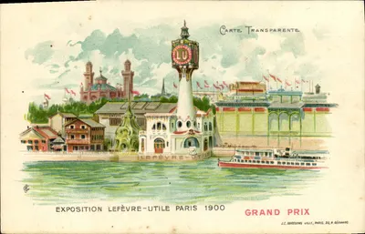 Exposition Lefèvre-Utile Paris 1900 — Grand Prix — J.E. Goossens, Lille, Paris, 20, R. Gérando