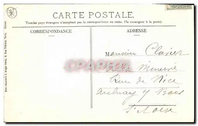 Le Bourget - Het Kerkhof-Ossuarium van Franse Soldaten 1870-1871 — uitgever Simi-Aquainette, n° 6129 — Achterkant