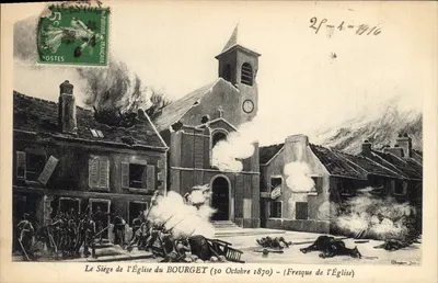 Занятие церкви БУРЖЕ — 30 Октября 1870 — Фреска церкви — Chappeau Jean