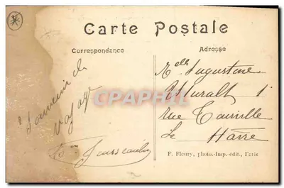 Batalha de Champigny — 30 de novembro ao 2 de dezembro de 1870 — F. Fleury, foto-imp.-edit., Paris — Verso