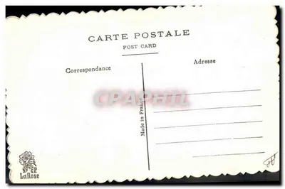 Pensiero per te — cartolina ricamata — LaRose — Verso