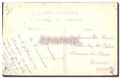 Anniversario — cartolina decorata — editore sconosciuto — Verso