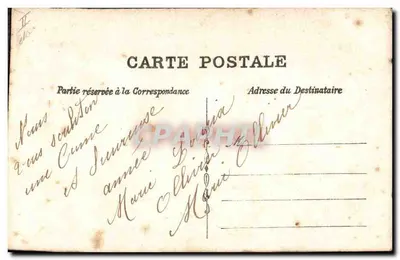 Fiori ricamati — Buon Anno — Cartolina postale — Verso