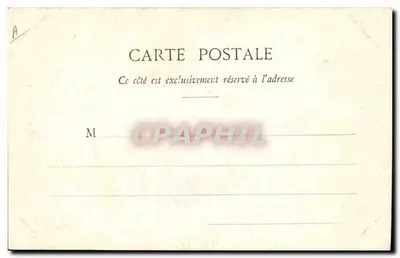 Carhaisienne (Finistère) — młoda kobieta w tradycyjnym stroju — kolekcja A. Waron-Hugon, fot. Hugon, n°1044 — Rewers
