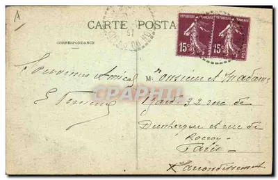 Pitoreska Bretania — Ubranie Perret, Ste-Brigitte, Les Forges-de-Salles — Kolekcja A. Marie, St-Arrien — Rewers