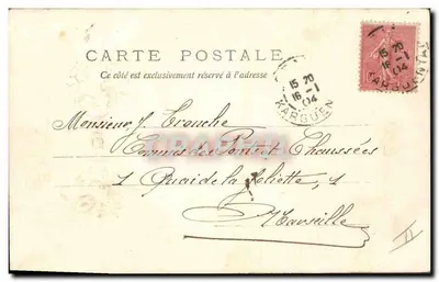 Souhaits sincères — médaille ornée de décorations — éditeur imprimeur non visible — Achterkant