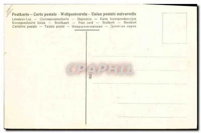 Przyjmuję Cię, moja droga — młody mężczyzna i młoda kobieta w romantycznej scenie — Uniwersalna poczta, nr 303 — Rewers