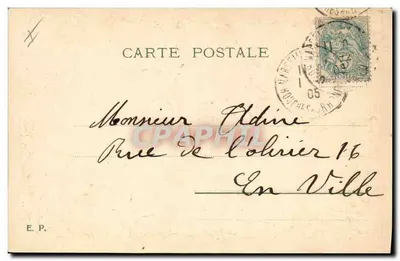Fiori di rosa — Amicizia — Cartolina postale — Verso