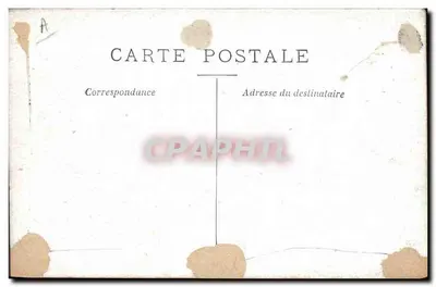 La Corvée de vecindario — En la caserna — editor Starack Frères, París — Reverso