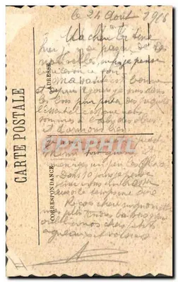 Rosa su libro — Ricordo 24 agosto 1916 — Editore non visibile — Verso