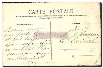 Donna che tiene un arbusto di alloro — Buon Anno — Cartolina postale — Verso