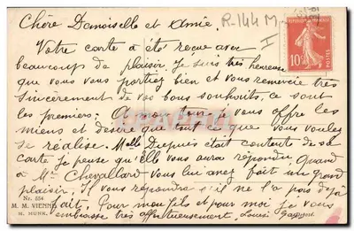 Tre giovani ragazze in abito invernale in un paesaggio innevato — STREYEC — N° 554 — Verso