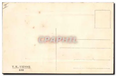 Scena wiosenna wiosennego wiosennego wiosennego — wydawca V.K., Wiedeń, n° 4069 — Rewers