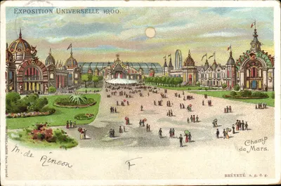 Exposition Universelle 1900 — Champ de Mars — Brévété s.g.d.g.