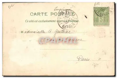 Exposition Universelle 1900 — Champ de Mars — Brévété s.g.d.g. — Verso