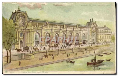 Paris — La Gare d'Orléans, quai d'Orsay — éditeur anonyme, n°1