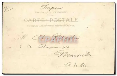 Paris — La Gare d'Orléans, quai d'Orsay — éditeur anonyme, n°1 — Verso