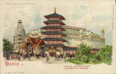 Exposition Universelle de 1900 — Le Tour du Monde — Météor, s.g.d.g.