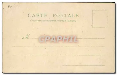Palais officiel de l'Algérie — Exposition universelle de 1900 — G.B. importé — Verso