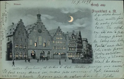 Römer — nuit avec croissant de lune — W. Harebörger Akt.-Ges., Berlin 35766