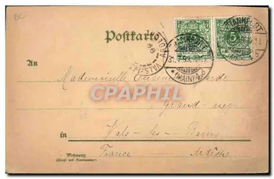 Römer — nuit avec croissant de lune — W. Harebörger Akt.-Ges., Berlin 35766 — Verso