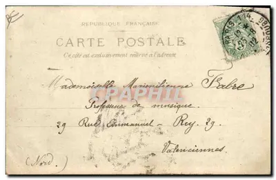 Paris — Le Pont Alexandre-III — éditeur L. Gouvier, n°16 — Verso