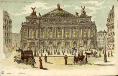 Paris — L'Opéra — Éditeur anonyme, n° 3 de série