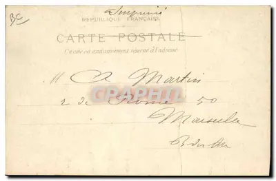 Paris — L'Opéra — Éditeur anonyme, n° 3 de série — Verso