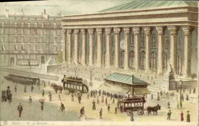 Paris — 17. La Bourse — Éditeur non identifié