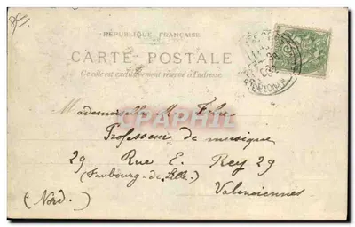 Paris — Boulevard des Capucines — éditeur Maséri, n°19 — Verso