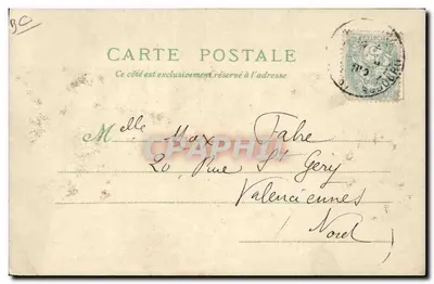 Pavillon Impérial de l'Autriche — Exposition Universelle de 1900 — G.B. Importé, n° 666 — Verso