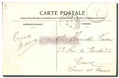 Le Tréport — Uitgang van een Goélette — Collectie A.B. — Achterkant