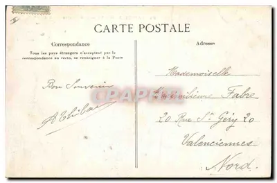 Sainte-Adresse — Fary — J.M. Wydawca, nr 84 — Rewers