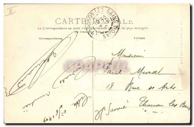 CETTE - O novo Farol — editor J. Albaille, Montpellier, n°35 — Verso