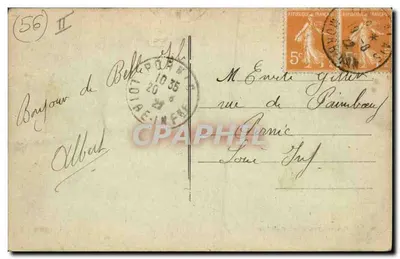 Belle-Île-en-Mer — Skarpa i Molo w Teignouse — Wydawca nieznany, n° 68 — Rewers