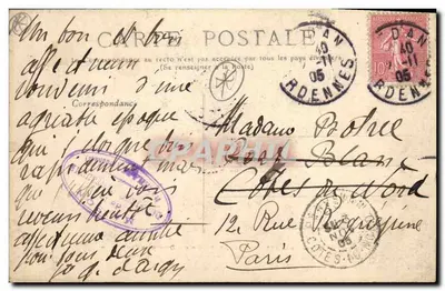Bazeilles — Kamer van de Huis van de Laatste Patronen — 173 — Ardennes — Achterkant